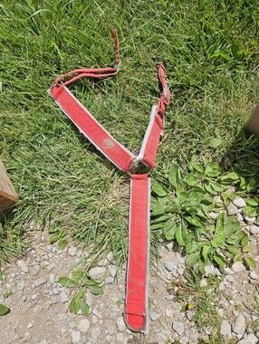 Fabtron Red Nylon Western Horse Breast Collar Heavy Duty Equestrian Tack USA